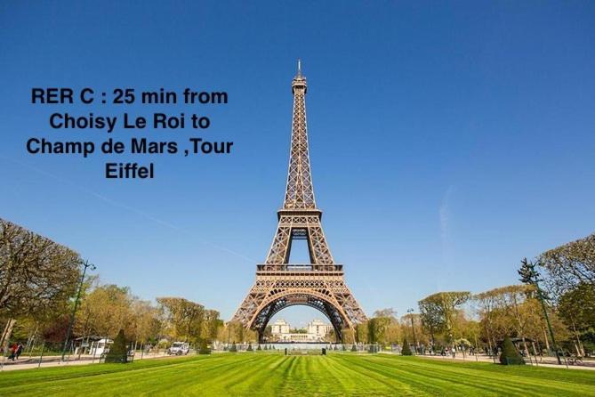 舒瓦西勒鲁瓦Proche Paris, Gare Rer C A 2 Min A Pieds, Notre Dame A 15Min, Parking Prive Et Traveller Awards 2025公寓 外观 照片