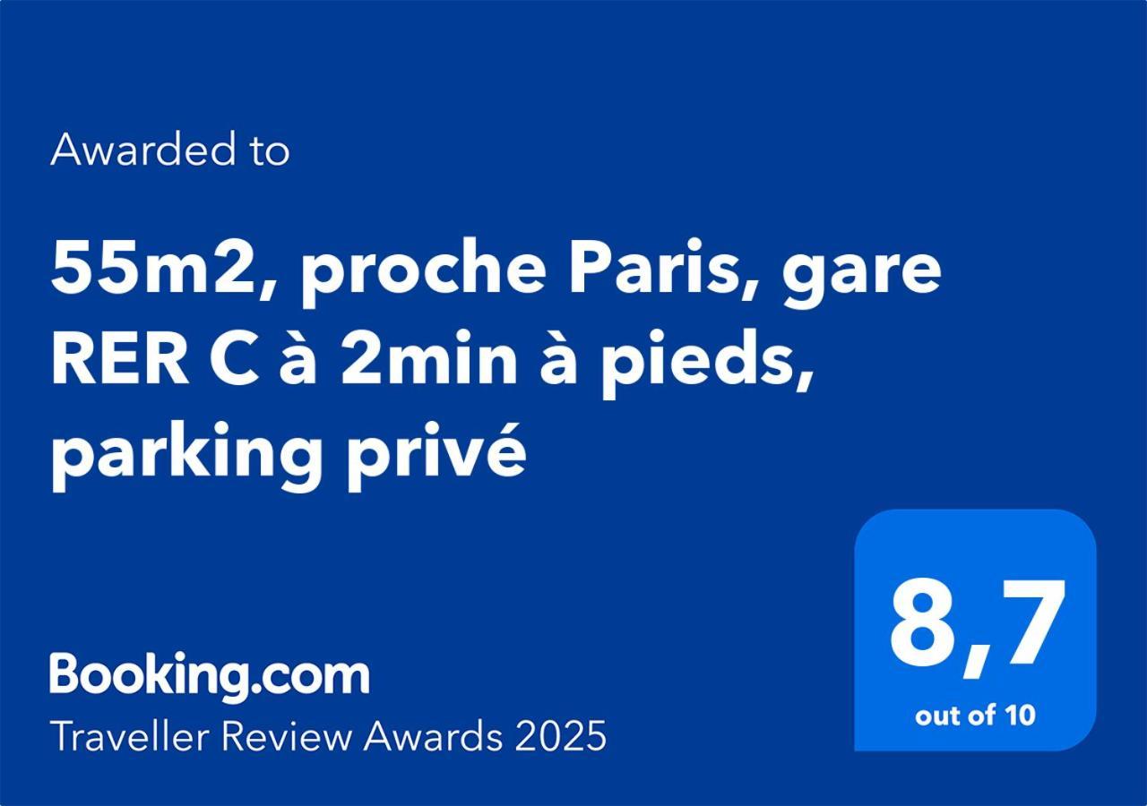 舒瓦西勒鲁瓦Proche Paris, Gare Rer C A 2 Min A Pieds, Notre Dame A 15Min, Parking Prive Et Traveller Awards 2025公寓 外观 照片